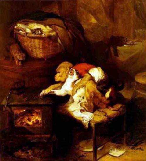 Sir Edwin Landseer The Cat's Paw Germany oil painting art